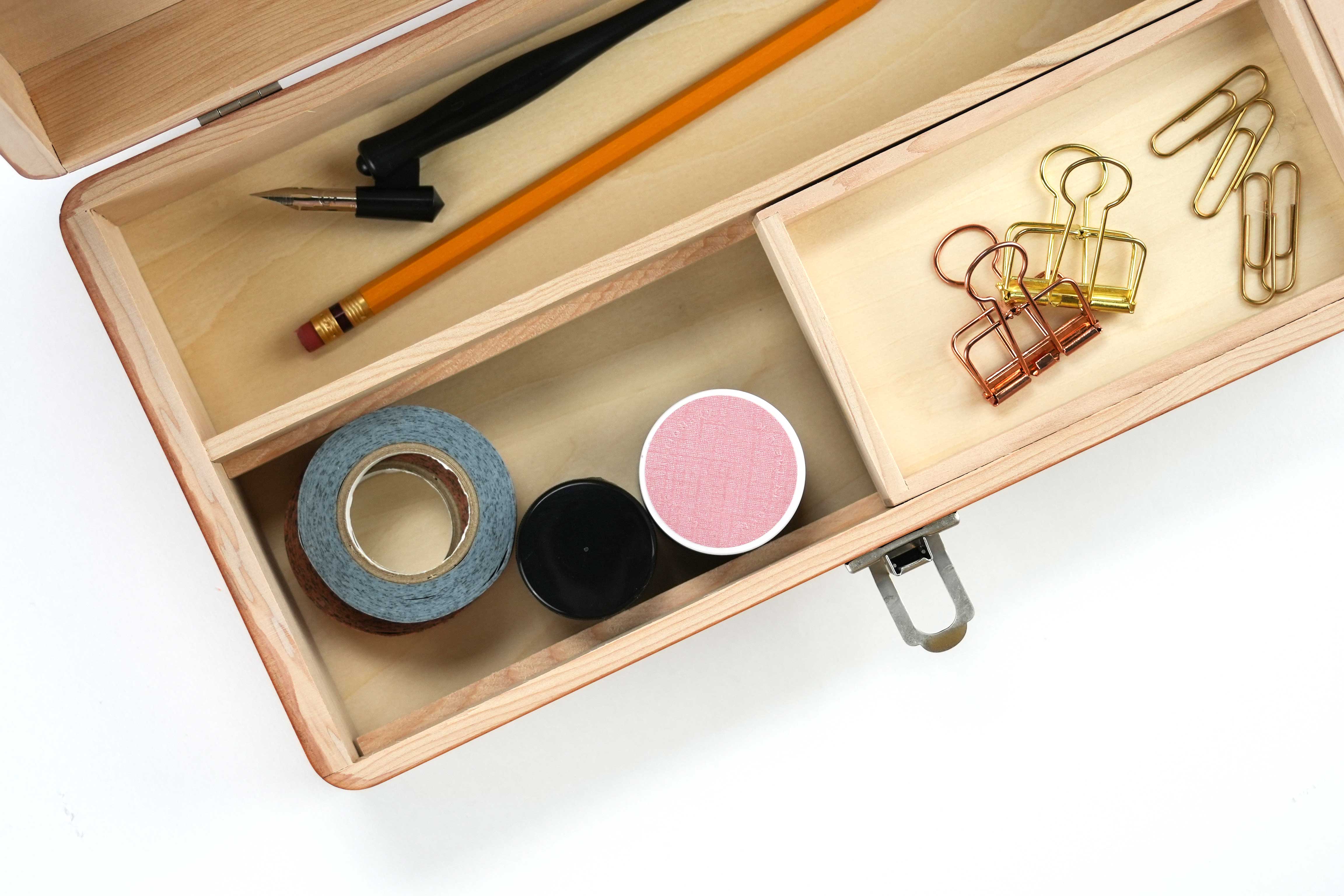 Toga Wood Desk Tool Box