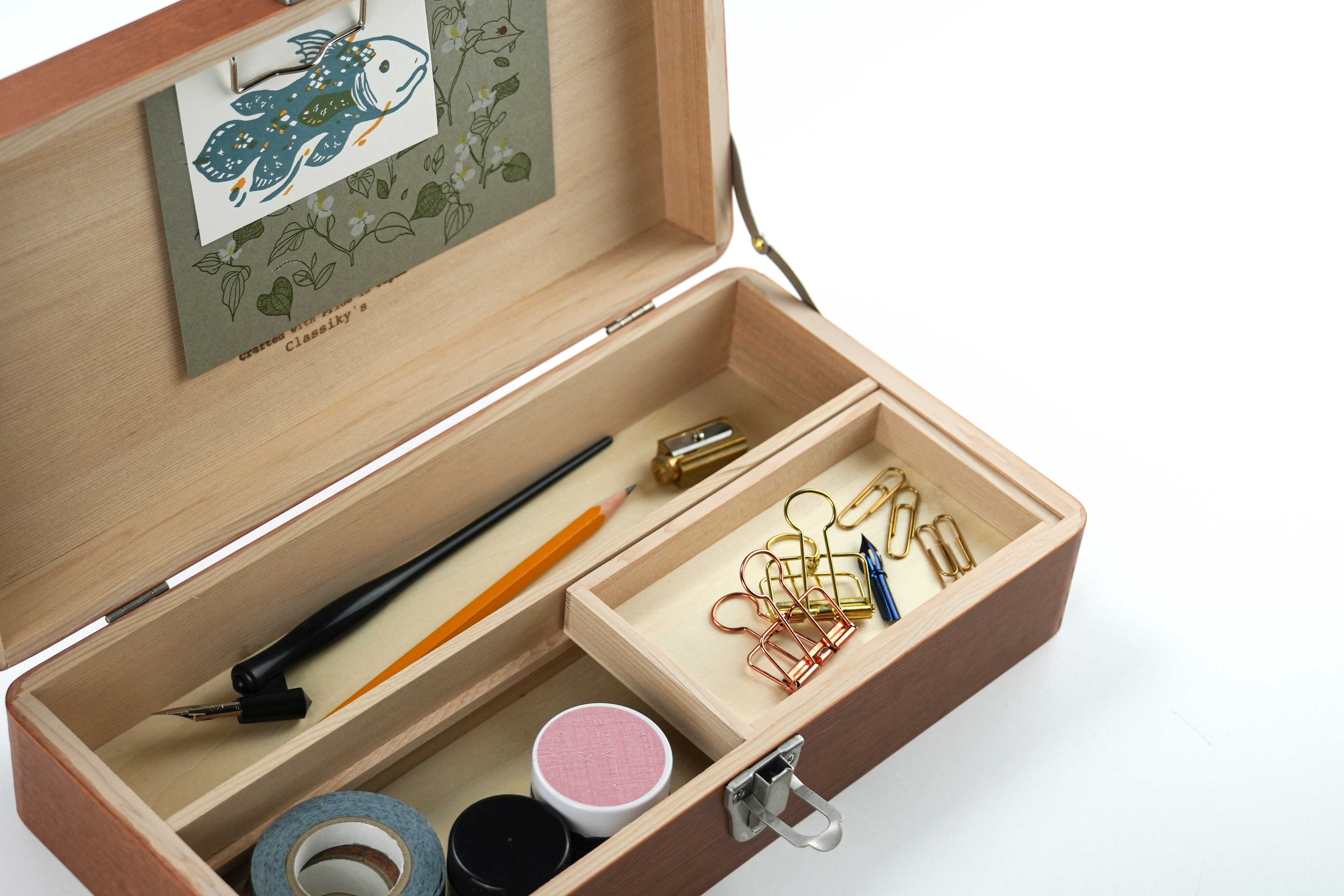 Toga Wood Desk Tool Box