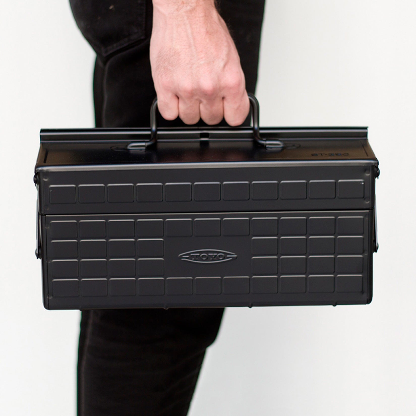 ST-350 Steel Toolbox with Cantilever Lid and Upper Storage Trays
