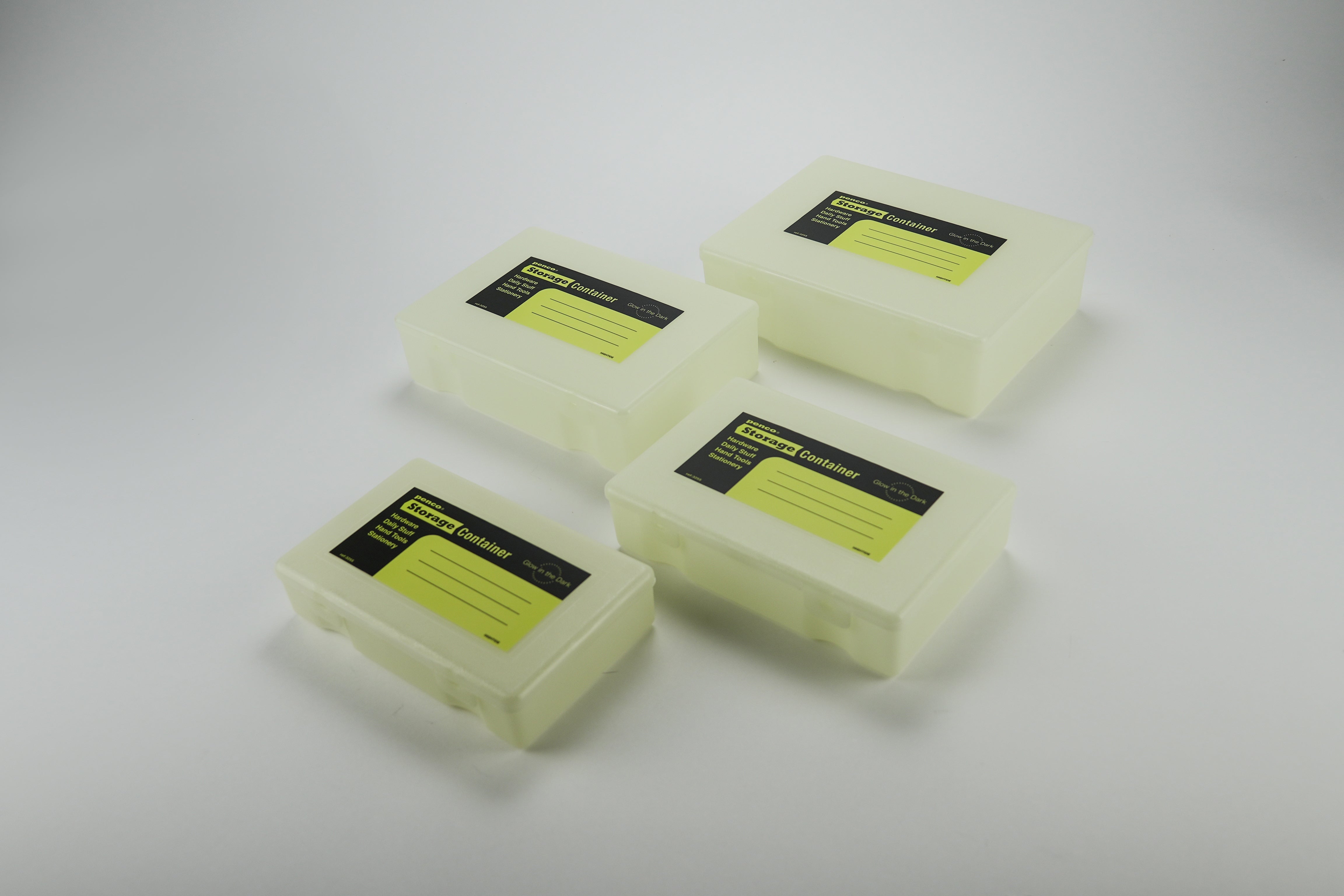 Nested Glow-In-The-Dark Storage Containers