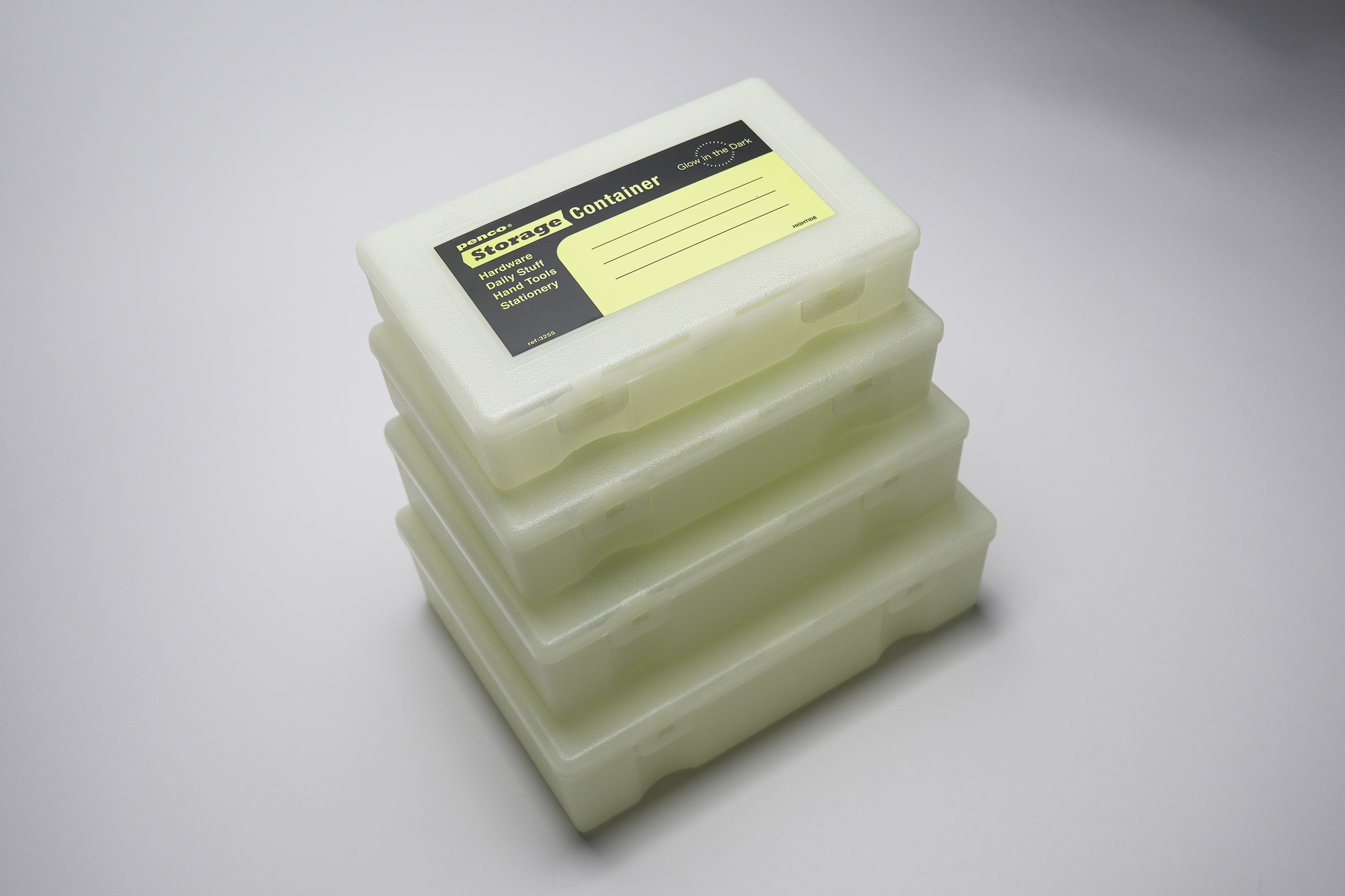 Nested Glow-In-The-Dark Storage Containers