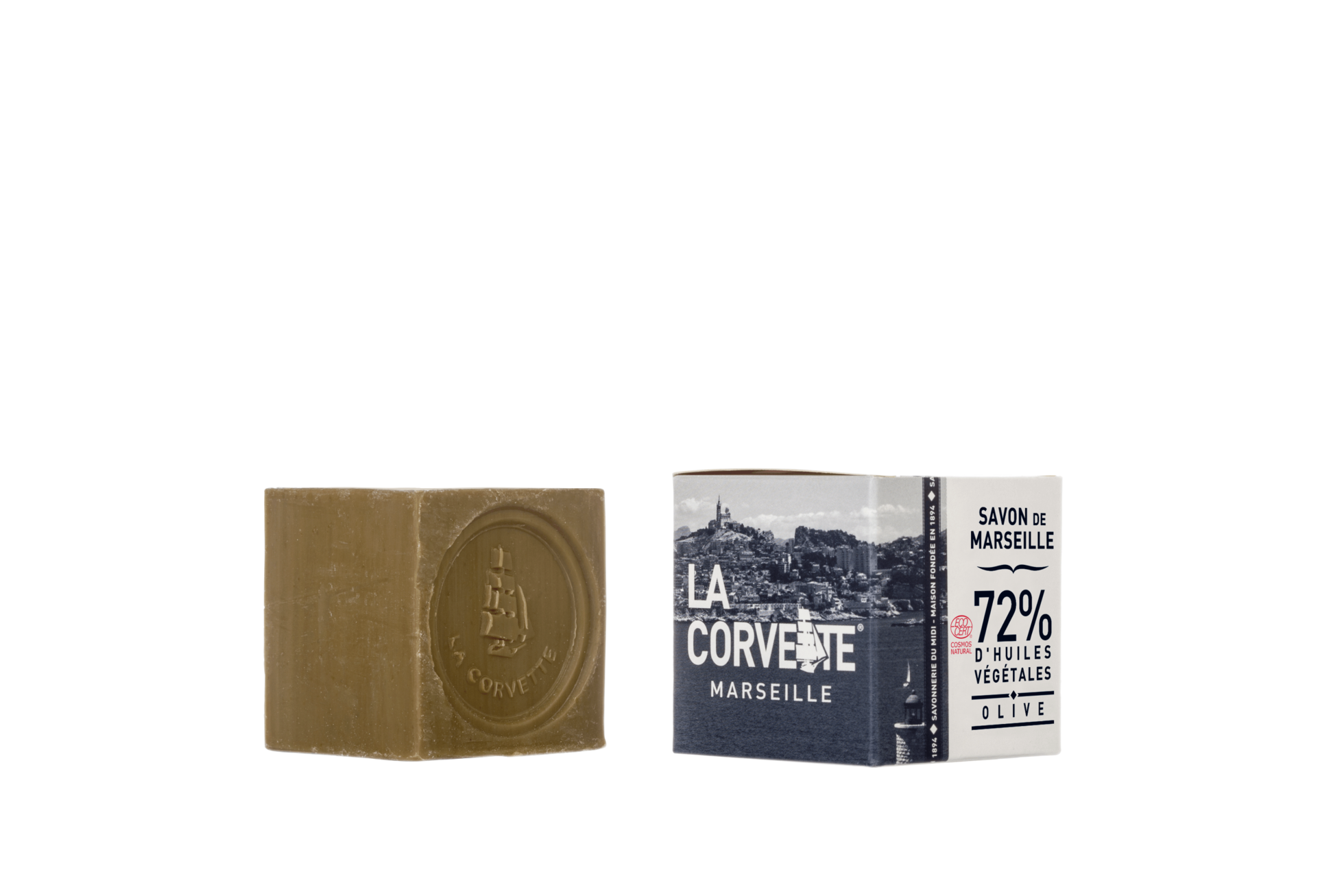 Marseille soap cube - Olive