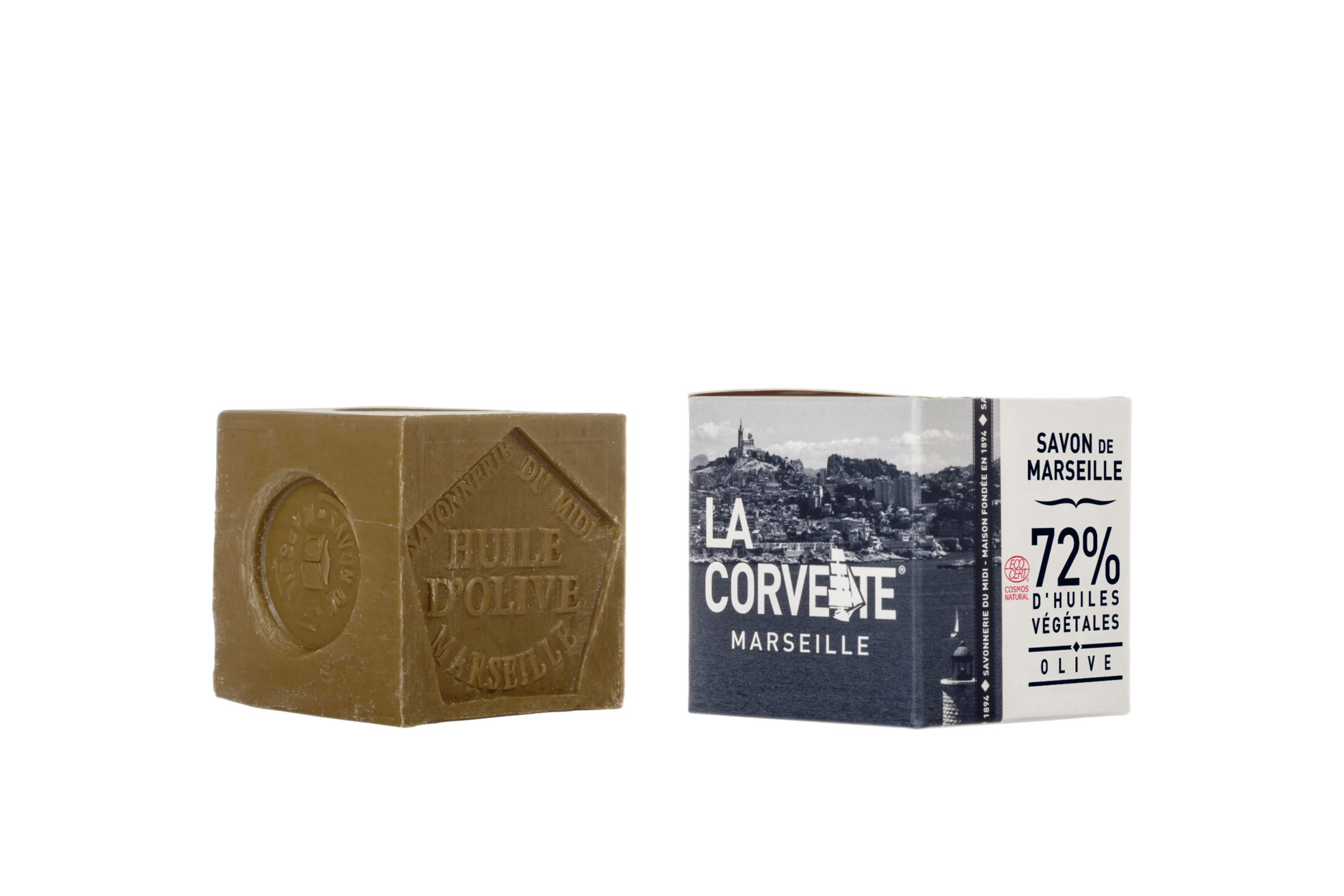 Marseille soap cube - Olive